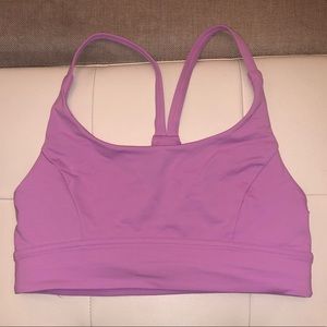 lululemon pink/purple train times bra